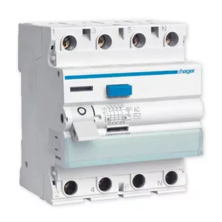 Diferenciálny istič Hager 4P 25 A 0,03 A AC CDC425J